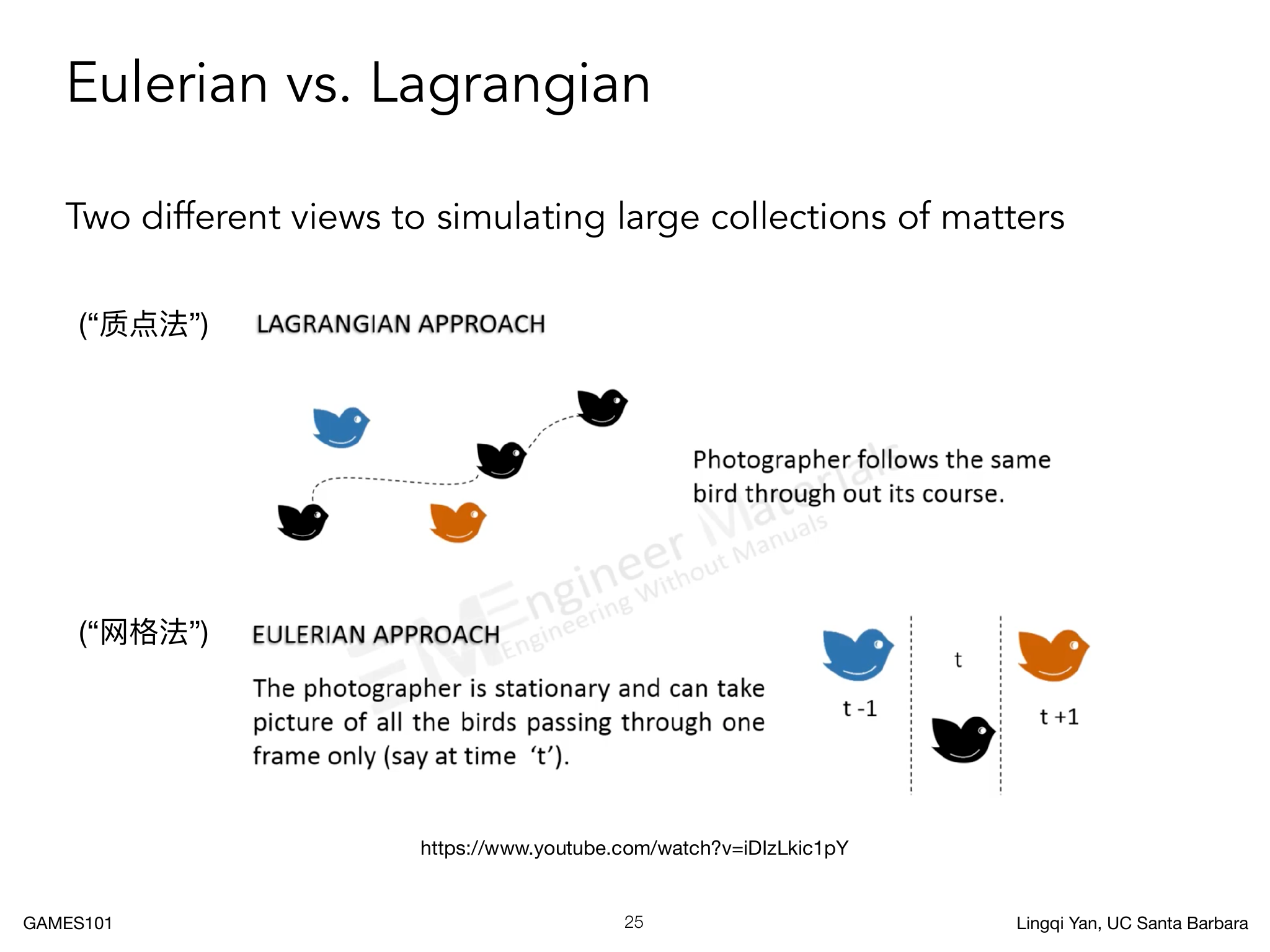 Eulerian 网格与 Lagrangian 粒子视角